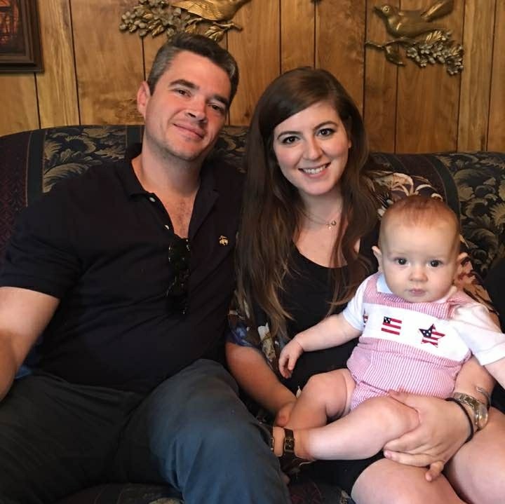 Spencer Stone with his young family